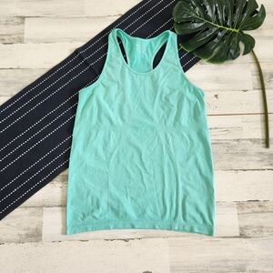 Zyia Turquoise Copper Charged Seamless Racerback Tank Top Size XL